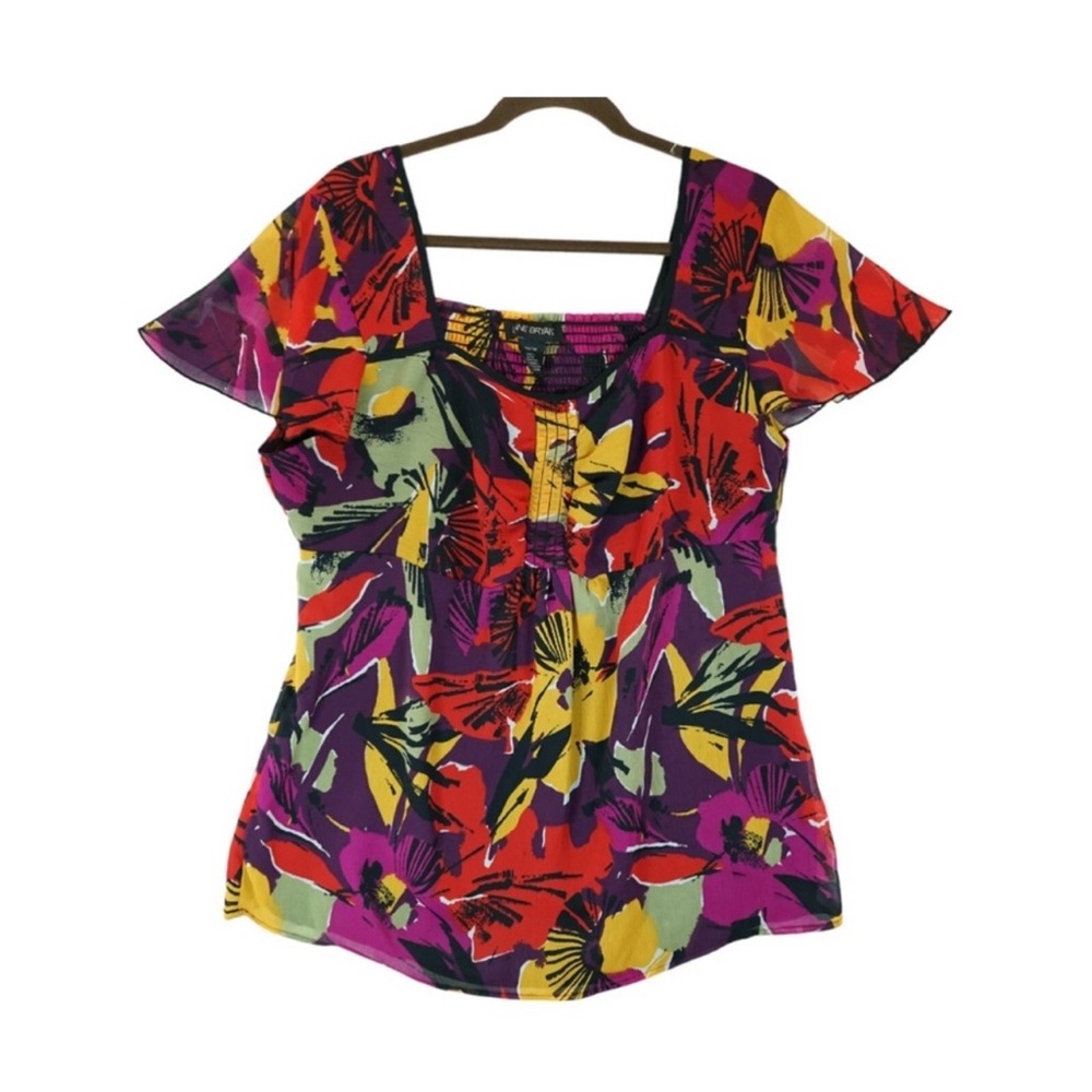 Lane Bryant women’s Multicolor Floral Blouse size:18/20